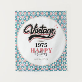 Vintag seit - 1975 wandteppich