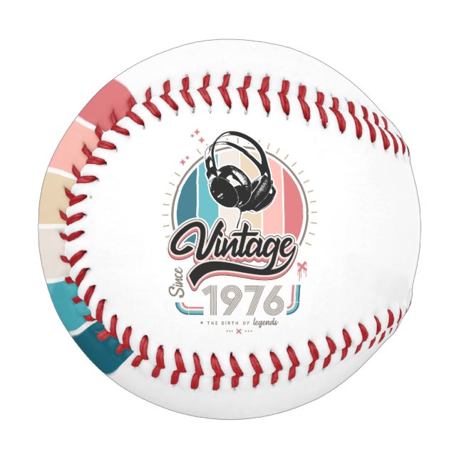 Vintag seit 1976 baseball (Vorderseite Links)