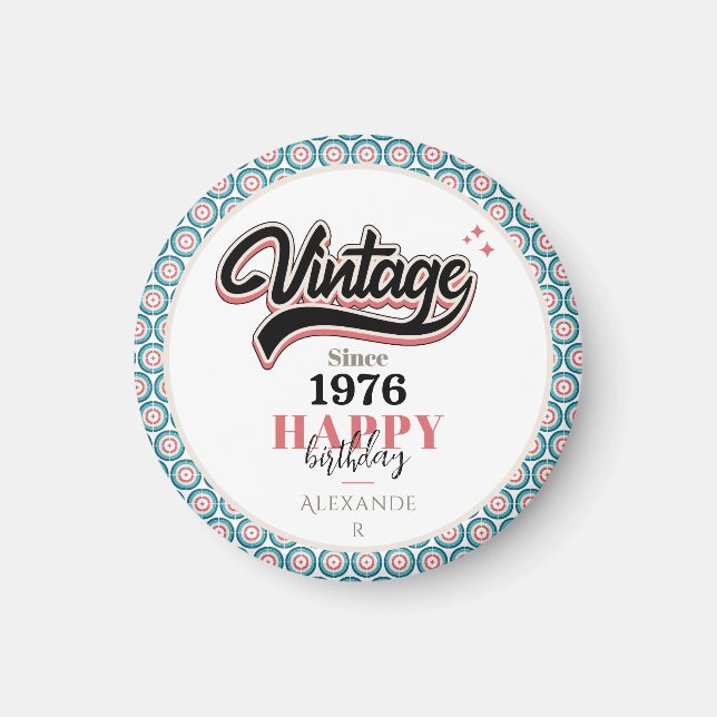 Vintag seit - 1976 magnet (Vorne)
