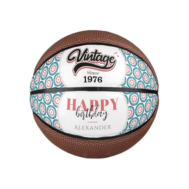Vintag seit - 1976 mini basketball (Vorderseite)