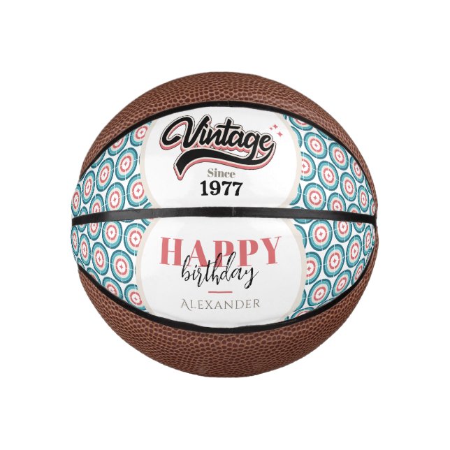 Vintag seit - 1977 mini basketball (Vorderseite)