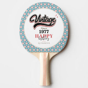 Vintag seit - 1977 tischtennis schläger