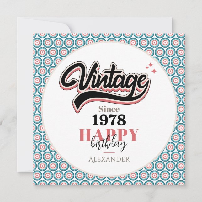 Vintag seit - 1978 (Vorderseite)