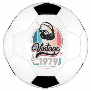 Vintag seit 1979 Kopfhörer Fußball