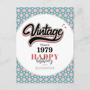 Vintag seit - 1979 postkarte
