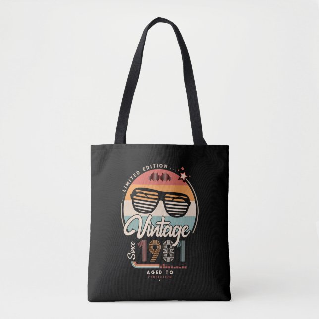 Vintag seit 1981 tasche (Vorderseite)