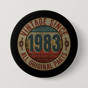 VINTAG SEIT 1983 ALLE ORIGINALTEILE. BUTTON
