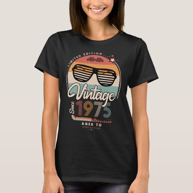 Vintag seit T - Shirt 1975 (Vorderseite)