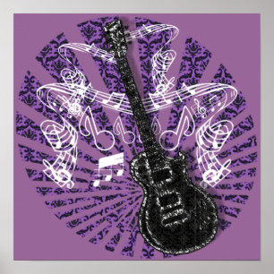 Vintag Sheet Music Rock'n'Roll Poster