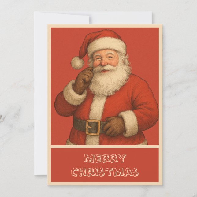 Vintag Simple Trendy Weihnachten Weihnachten (Vorderseite)