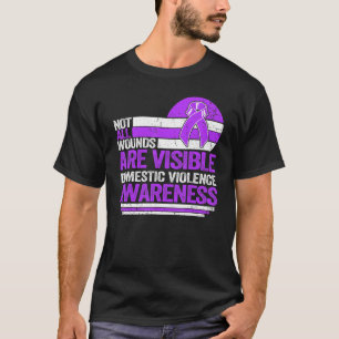 Vintag sind nicht alle Wunden sichtbar Lila CRPS-R T-Shirt