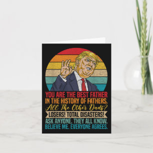 Vintag sind Sie der beste Vater, der Trump unterst Karte