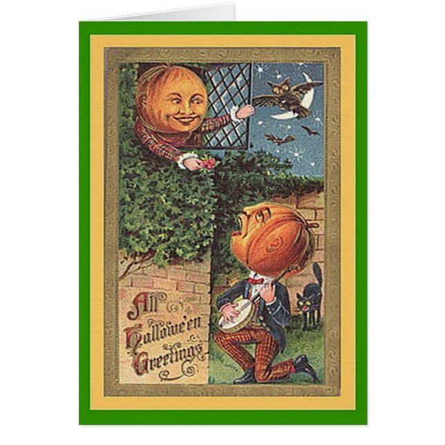 Vintag Singing Pumpkin Man (Vorne)