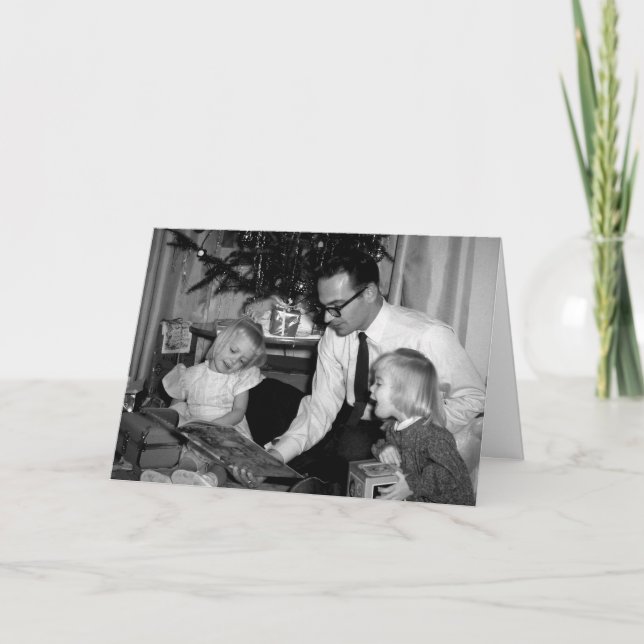 Vintag Sisters Christmas Card Karte (Vorderseite)