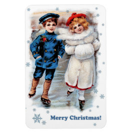 Vintag Skaten Kids Weihnachtsgeschenk Magnet