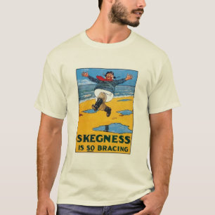 Vintag Skegness Ad - Skegness ist so Bracing - Man T-Shirt