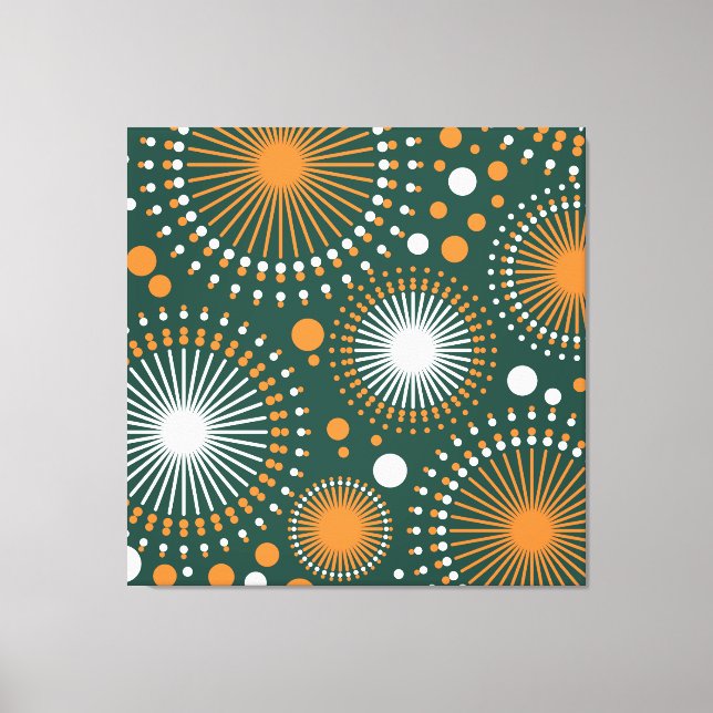 Vintag Sky Joy Fireworks Fiesta Leinwanddruck (Vorderseite)