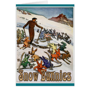 Vintag Snow Bunnies