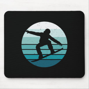 Vintag Snowboarden Mousepad
