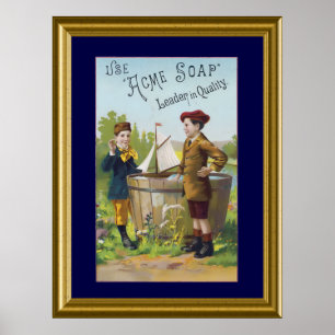Vintag Soap Ad Art Poster