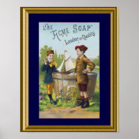 Vintag Soap Ad Art Poster