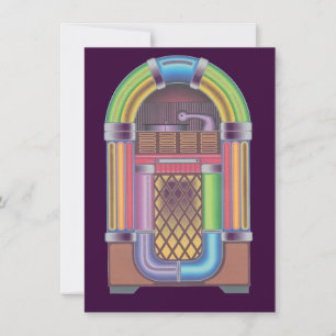 Vintag Sock Record Hop Tance Jukebox Lila