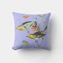 Vintag Songbird Lavender Blue Kissen
