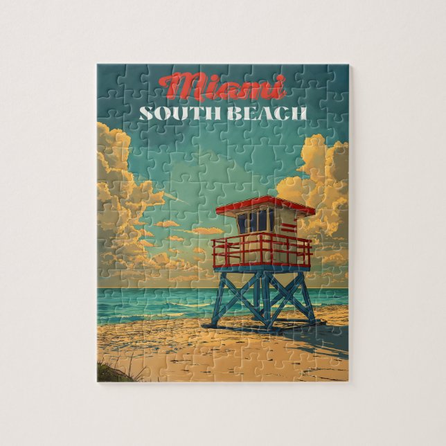 Vintag South Beach Miami (Vertikal)