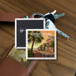 Vintag South Carolina Button