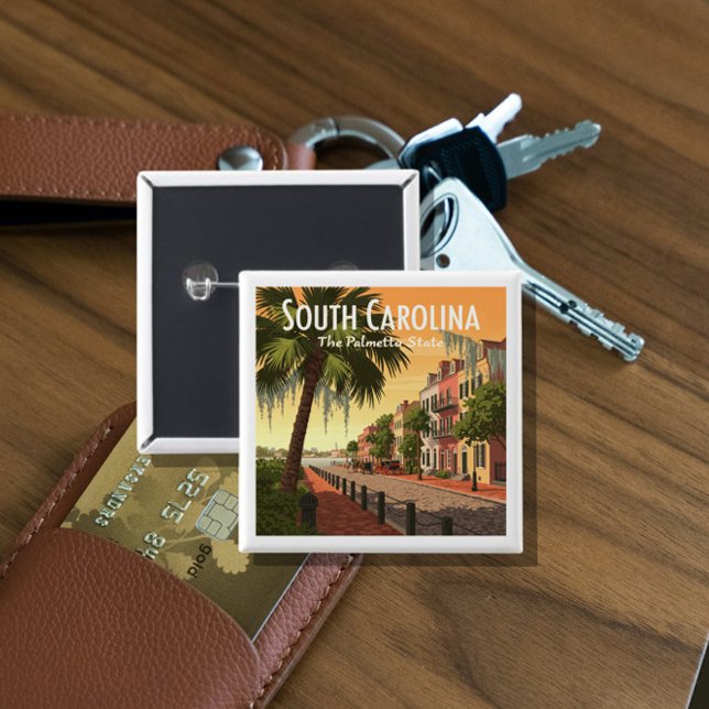 Vintag South Carolina Button (Von Creator hochgeladen)