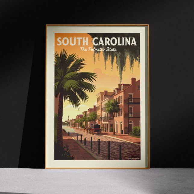 Vintag South Carolina Poster (Von Creator hochgeladen)