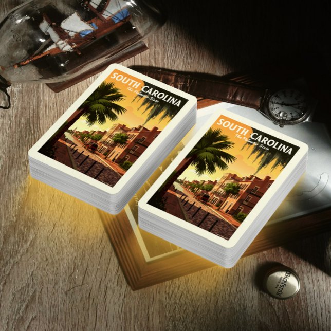 Vintag South Carolina Spielkarten (Von Creator hochgeladen)