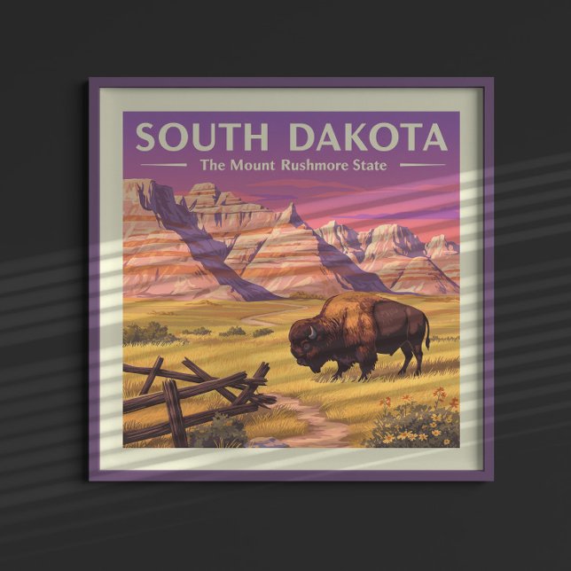 Vintag South Dakota Poster (Von Creator hochgeladen)