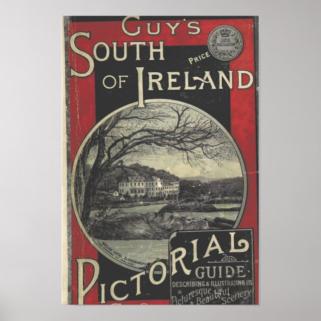 Vintag South Ireland Tourism Poster (Vorne)