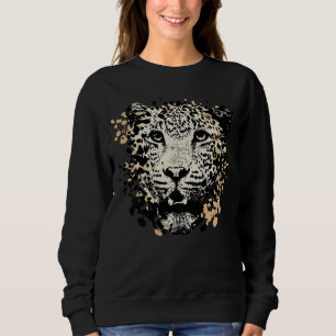 Vintag Splash Jaguar Animal Sweatshirt