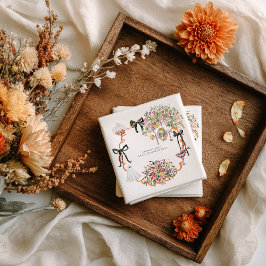 Vintag-Spooky-Cotattecore-Halloween-Party Serviette