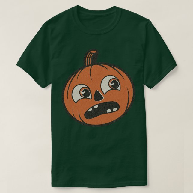 Vintag Spooky Pumpkin T-Shirt (Design vorne)