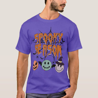 Vintag Spooky Season Halloween Erntedank T-Shirt