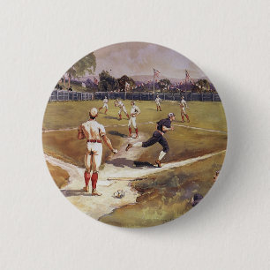 Vintag Sports Baseball Game von Henry Sandham Button