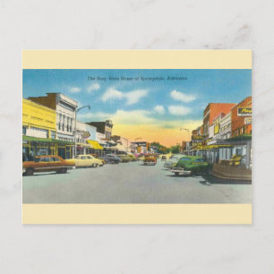 Vintag Springdale Arkansas Postkarte