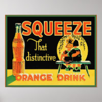 Vintag Squeeze Orange Soda Pop