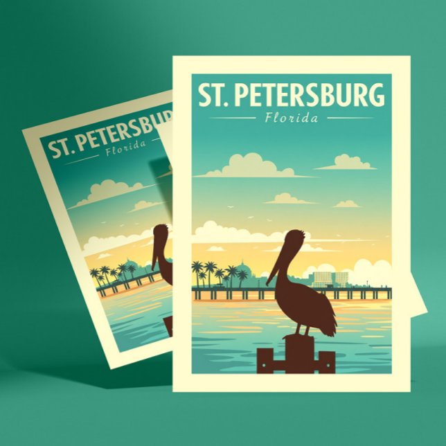 Vintag St. Petersburg Florida Postkarte (Von Creator hochgeladen)