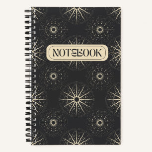 Vintag Stars Cosmology Spiral Notebook Notizbuch
