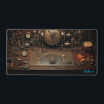 Vintag Steampunk Tinkerer Science Fiction XL Schreibtischunterlage<br><div class="desc">Entdecken Sie die "Vintage Steampunk Tinkerer Science Fiction XL Desk Mat" und betreten Sie ein Reich, wo Steampunk und Science Fiction begegnen. Dieses XL-Mauspad verfügt über eine Steampunk-Workbench, die mit einer Mischung aus Vintagem Charme und futuristischen Elementen geschmückt ist und ein einzigartiges Schreibtischaccessoire für Ihren kreativen Arbeitsplatz schafft. Personalisieren Sie...</div>