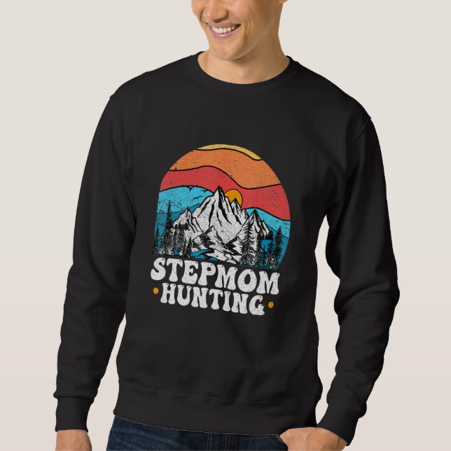 Vintag Stepmutter Jagd Retro 80er Montana Sweatshirt (Vorderseite)