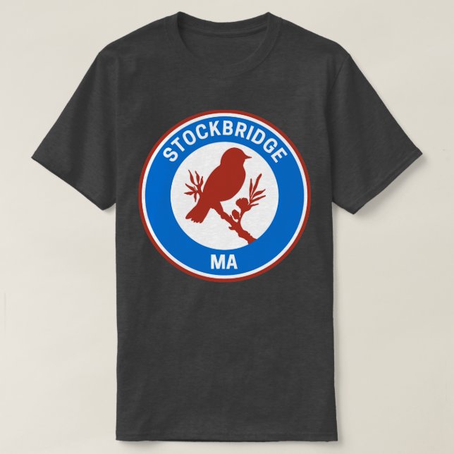 Vintag Stockbridge Massachusetts T-Shirt (Design vorne)
