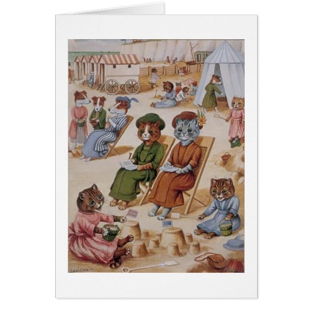 Vintag - Strand-Tag für Katzen, (Vorne)