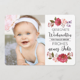 Vintag-Strauß-Urlaub Foto-Gruß