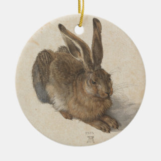 Vintag-Style Albrecht Dürer - Hare Keramik Ornament