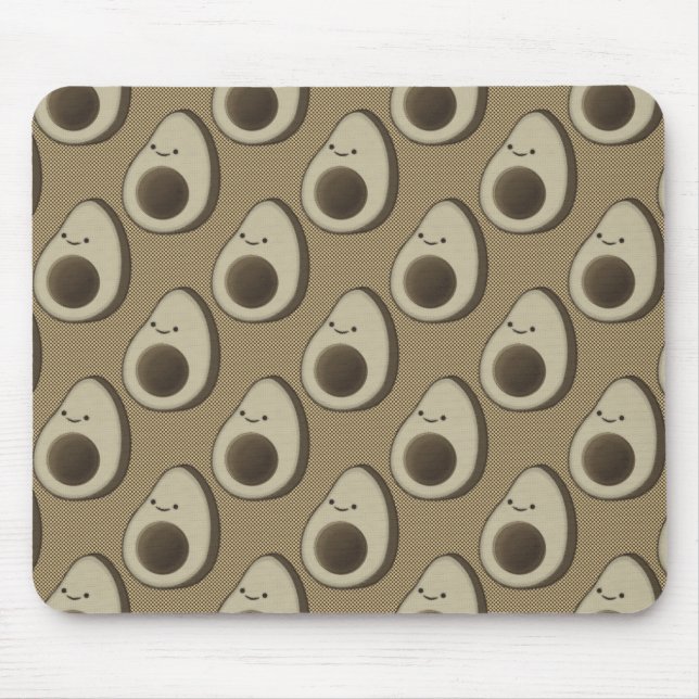 Vintag Style Avocado Pattern Mousepad (Vorne)